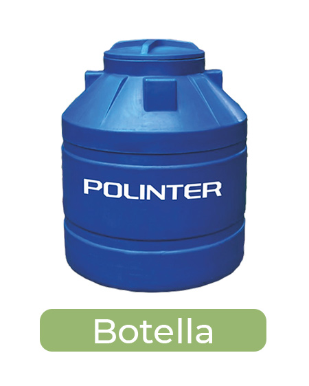 Botella almacenamiento agua