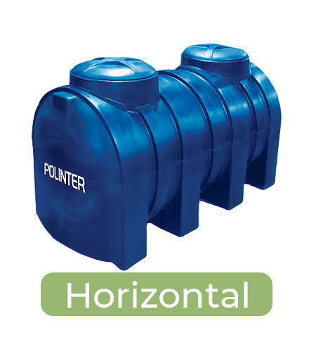 tanque horizontal para reserva de agua